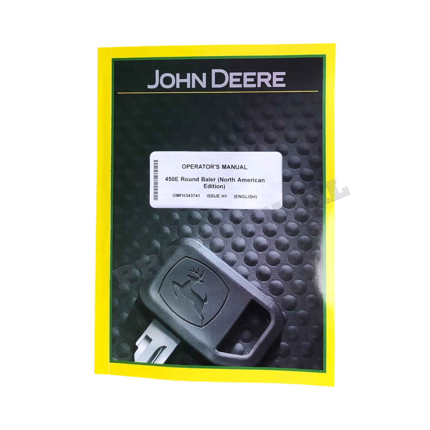 JOHN DEERE 450E BALER OPERATORS MANUAL ser 460000 AND UP