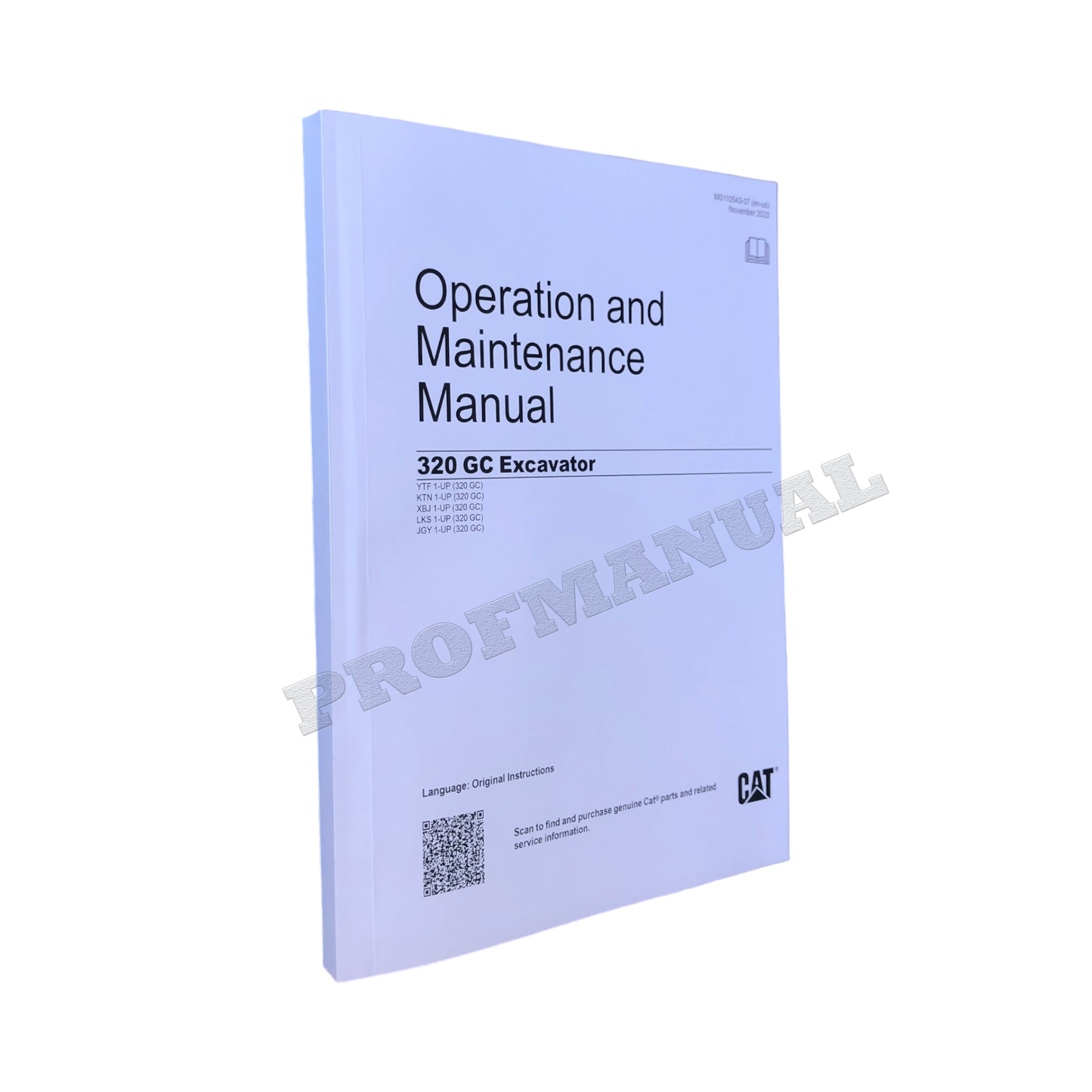 Caterpillar 320 GC Excavator Operators Maintenance Manual