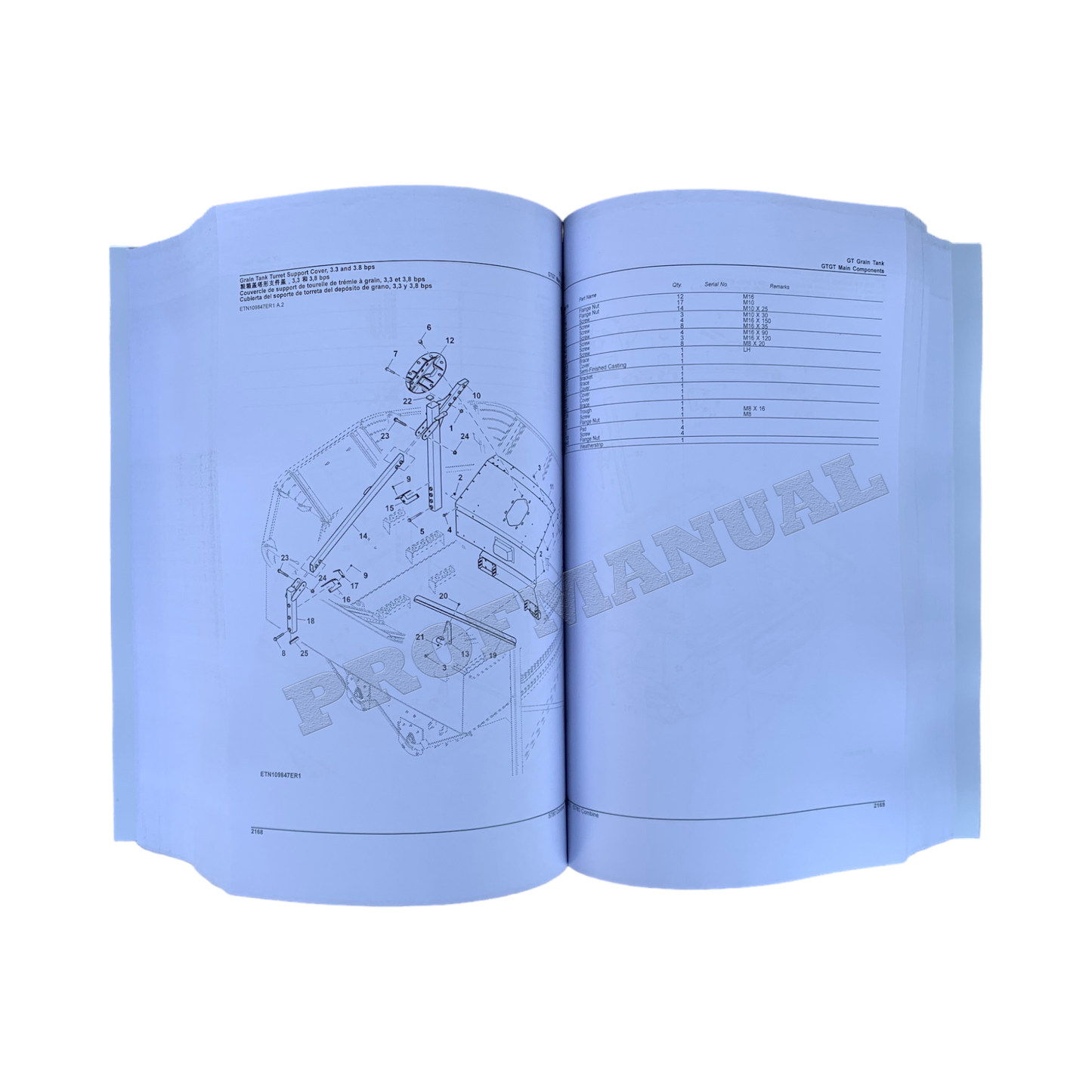 JOHN DEERE S780 MÄHDRESCHER-ERSATZTEILKATALOG-HANDBUCH + !BONUS!