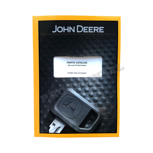 MANUEL DU CATALOGUE DES PIÈCES DE RECHANGE POUR CHARGEUSES COMPACTES JOHN DEERE 260 270