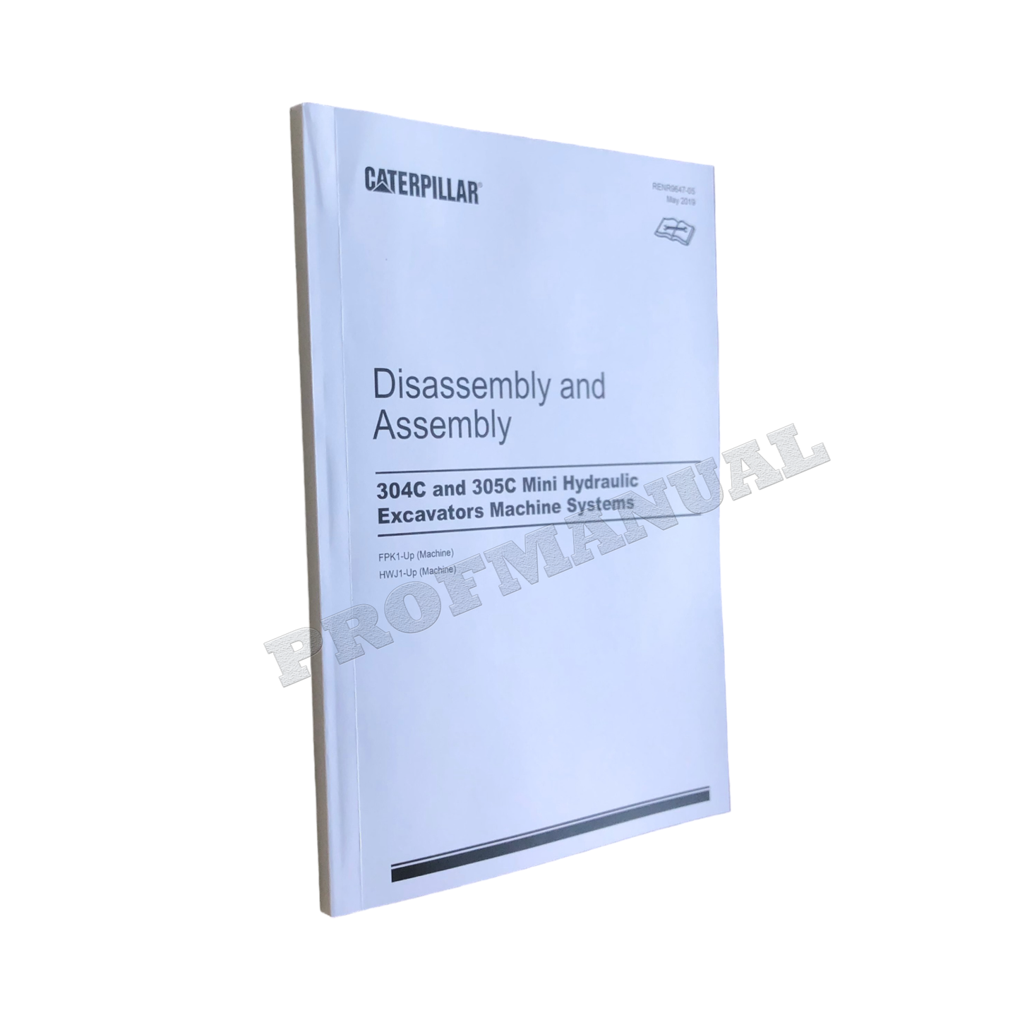 Caterpillar 304C 305C Excavator Service Manual Disassem Assem