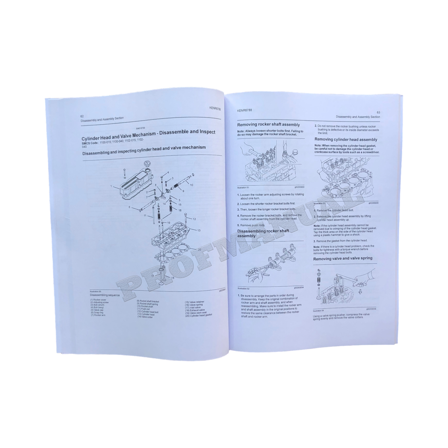 Caterpillar S4Q2-T Motor Servicehandbuch Demontage Montage