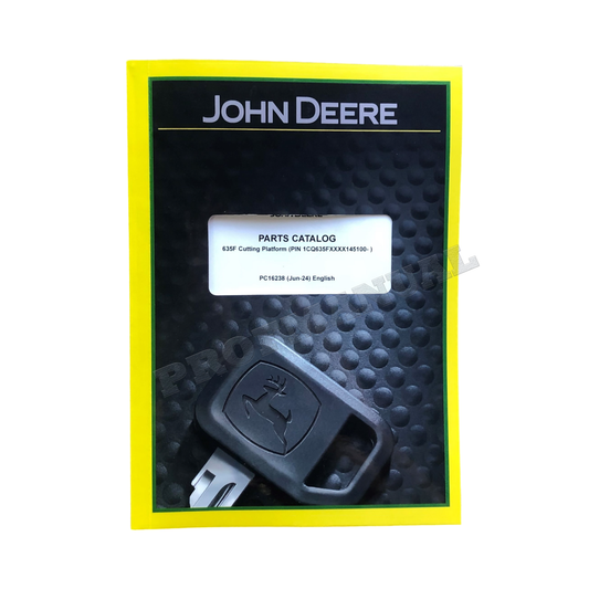 John Deere 635F Cutting Platform Parts Catalog Manual