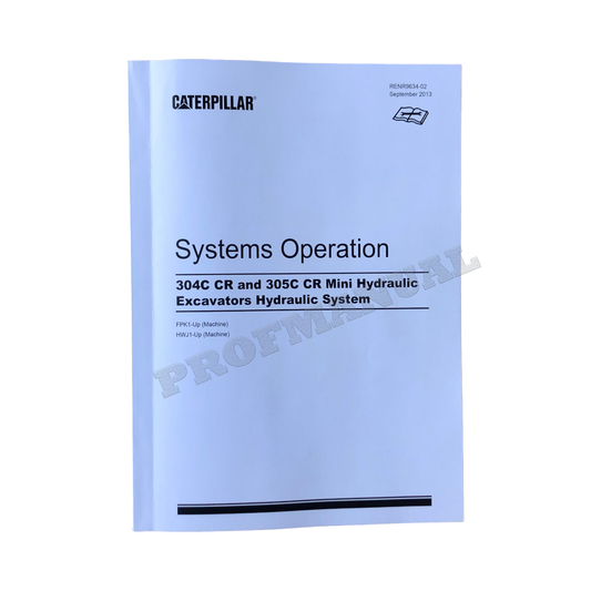 Caterpillar 304C 305C Baggersysteme Betriebs- und Wartungshandbuch