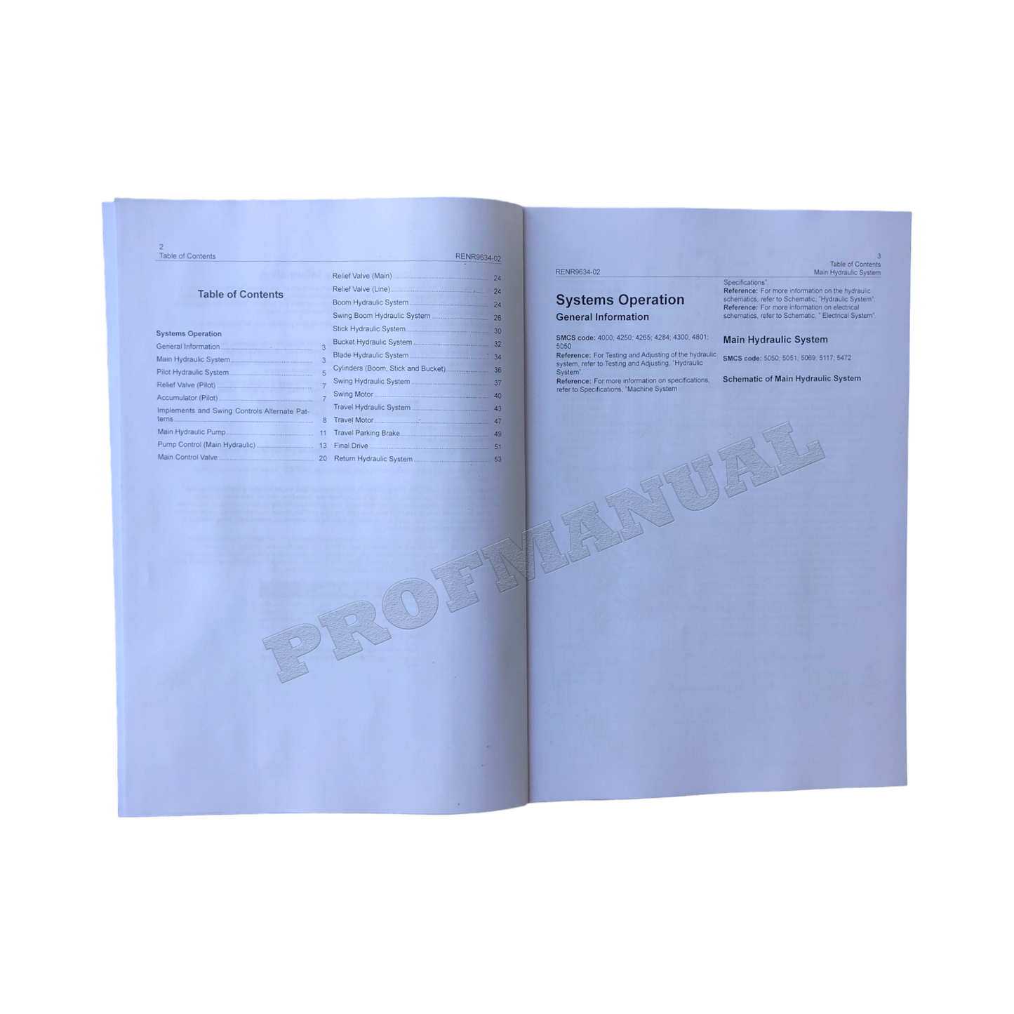 Caterpillar 304C 305C Excavator Systems Operation Service Manual