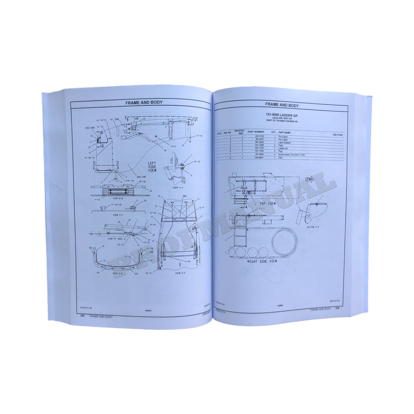 Caterpillar Cat Challenger 95E - Ersatzteilkatalog für Landtraktoren