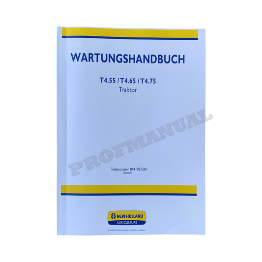 NEW HOLLAND T4.55 T4.65 T4.75 TRAKTOR REPARATURHANDBUCH #2