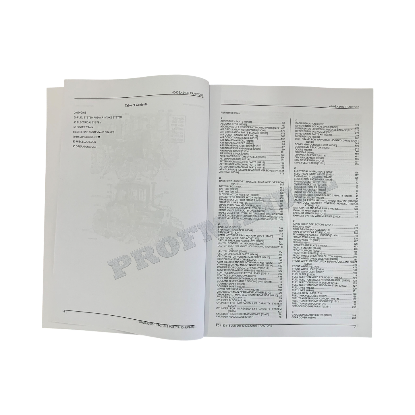 JOHN DEERE 4240S 4040S TRAKTOR ERSATZTEILE KATALOGHANDBUCH Europäische Ausgabe