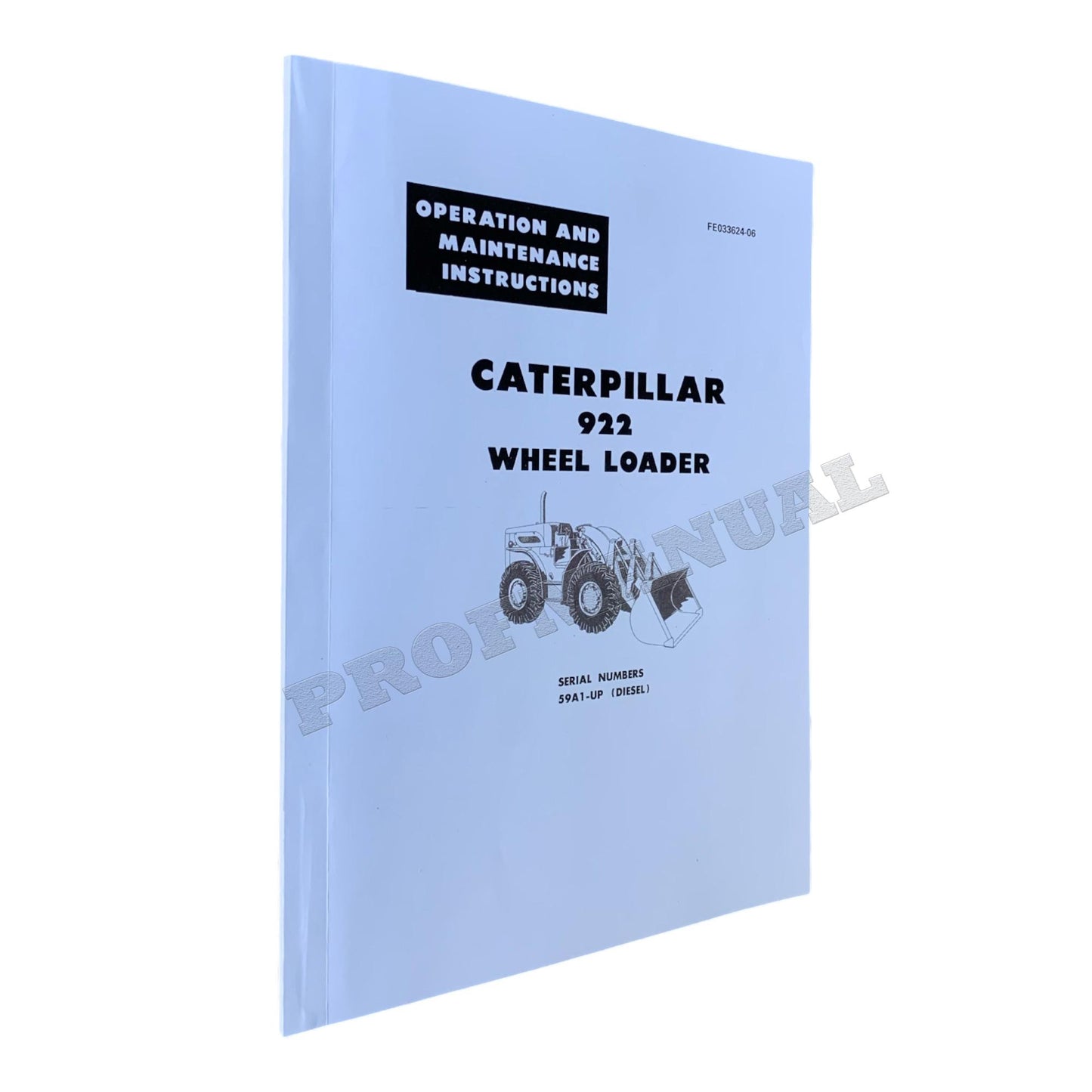 Wartungshandbuch für den Radlader Caterpillar 922