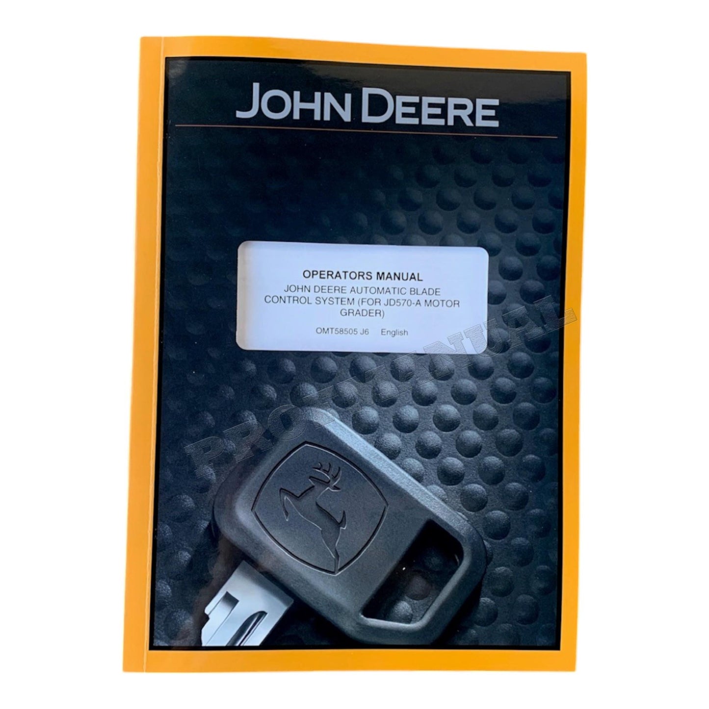 JOHN DEERE 570A MOTOR GRADER OPERATORS MANUAL OMT58505 AUTOMATIC BLADE CONTROL