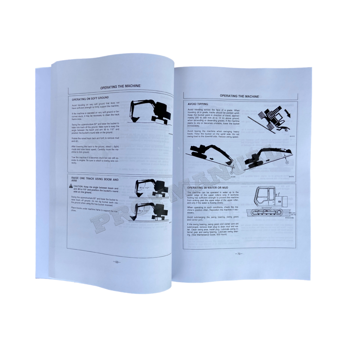 HITACHI EX60-3 EXCAVATOR OPERATORS MANUAL #2