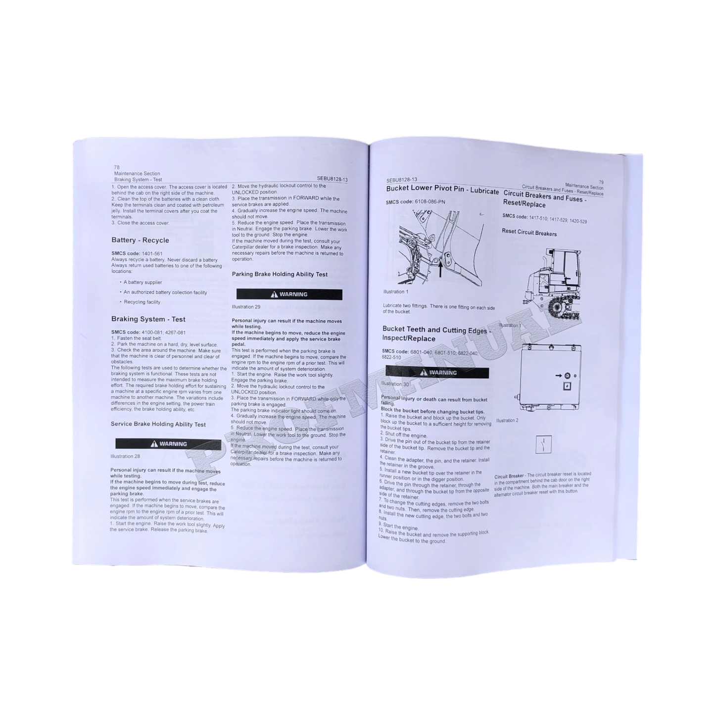 Caterpillar 963D Track Type Loader Operators Maintenance Manual