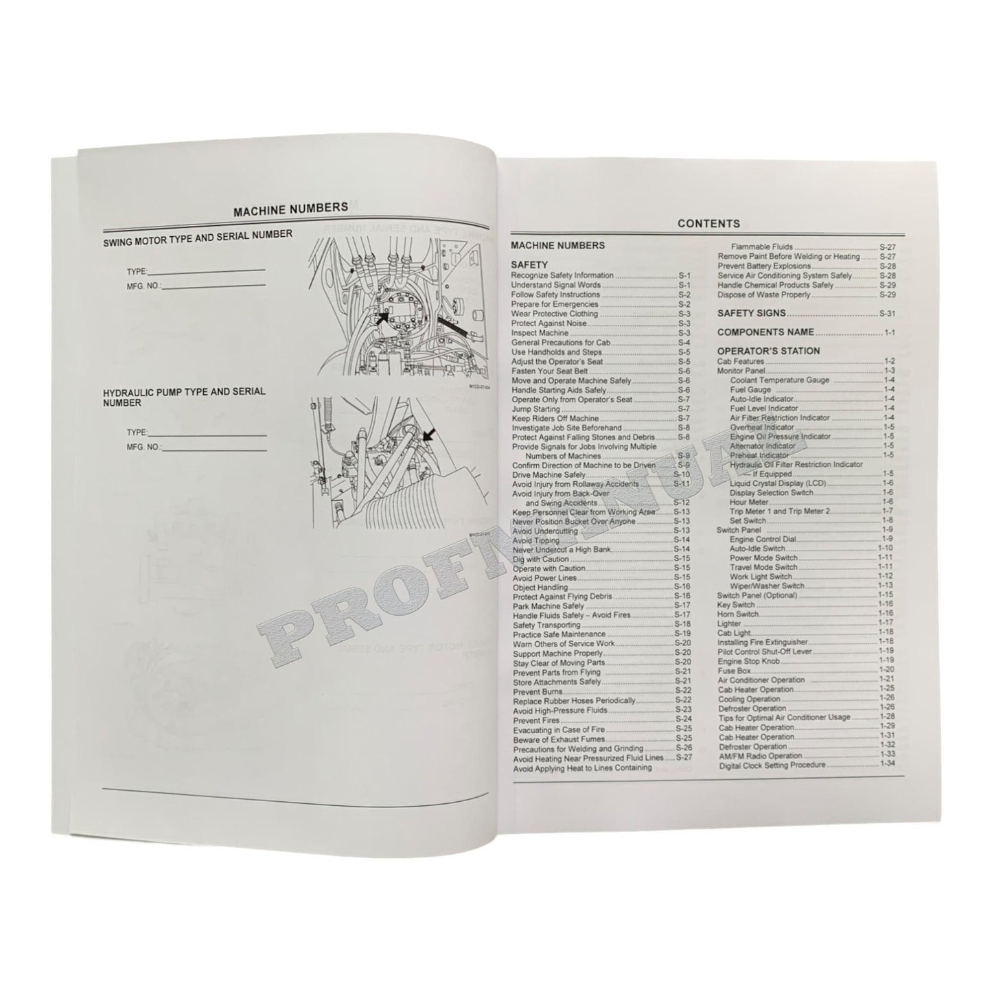 HITACHI ZAXIS ZX 70 70LC EXCAVATOR OPERATORS MANUAL 060001-