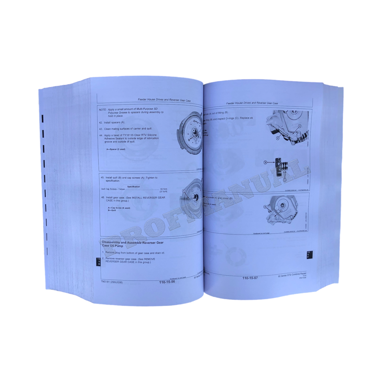 JOHN DEERE 9860 STS 9660 STS 9760 STS 9560 STS MÄHDRESCHER-REPARATURHANDBUCH + !BONUS! 