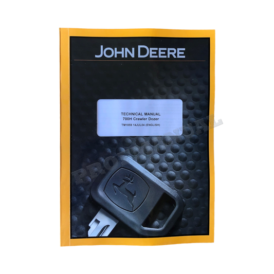 JOHN DEERE 700H CRAWLER DOZER REPAIR SERVICE MANUAL