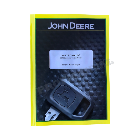 JOHN DEERE X570 TRACTOR PARTS CATALOG MANUAL