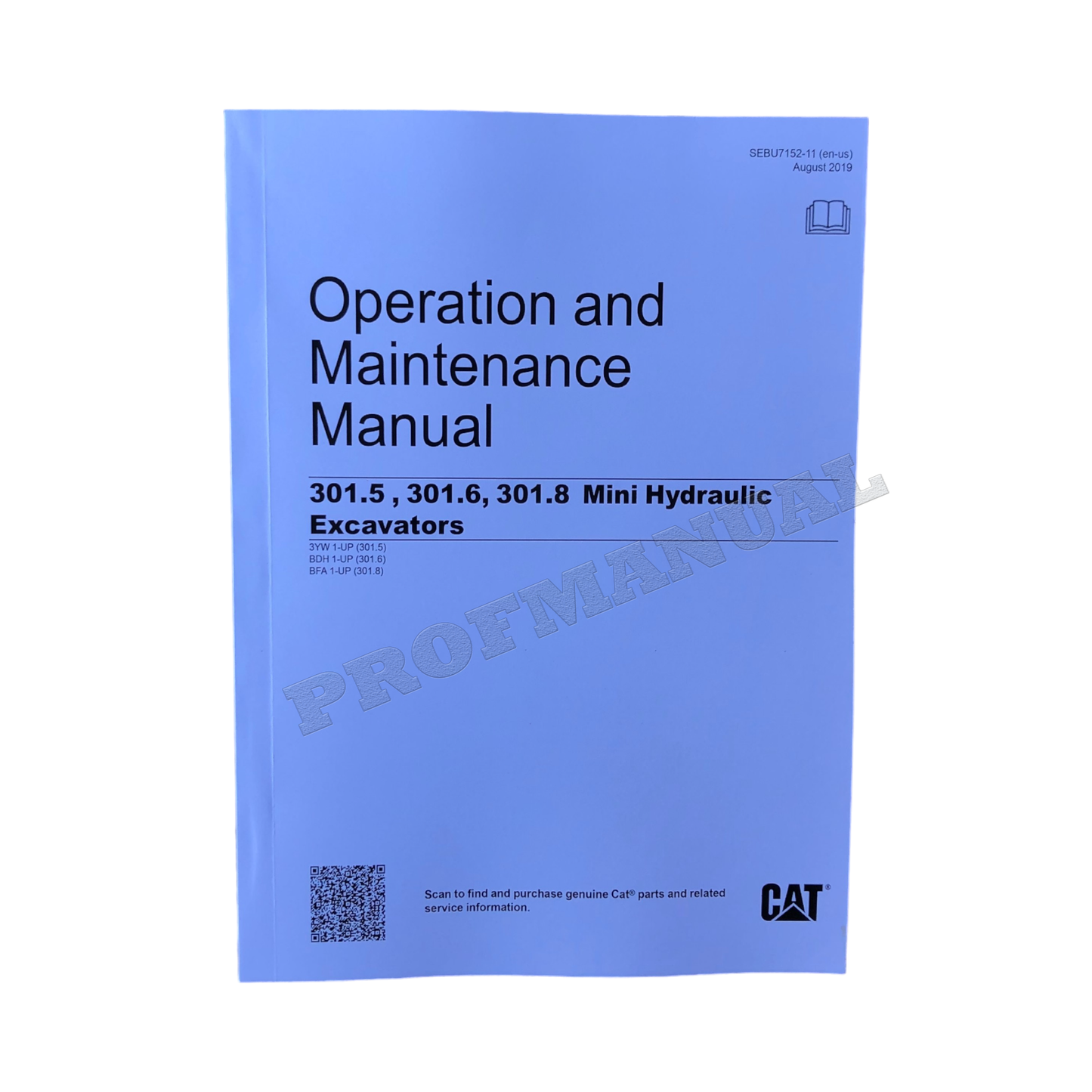 Caterpillar 301.5 301.6 301.8 Mini Hydraulic Excavator Operators Manual