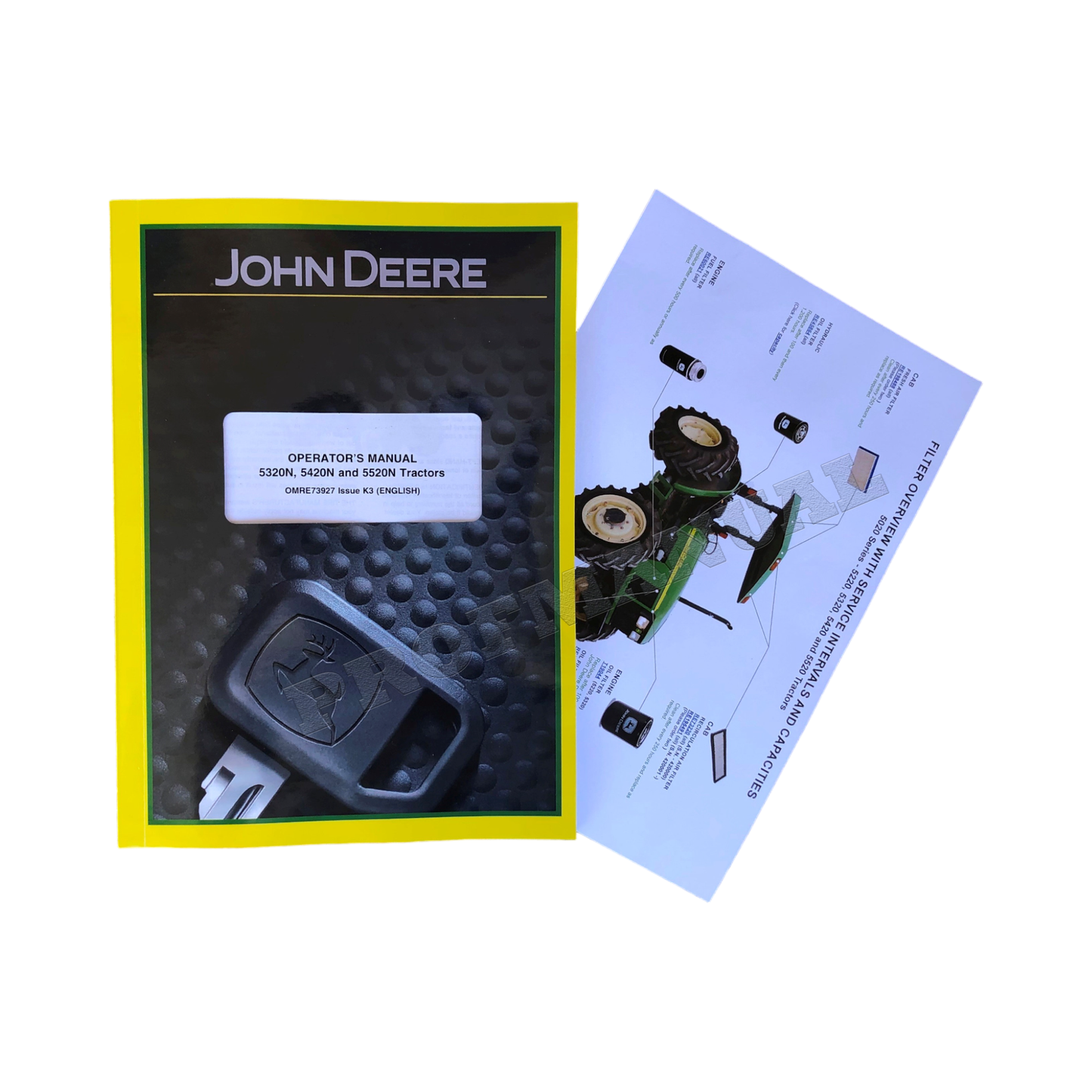 JOHN DEERE 5320N 5520N 5420N TRAKTOR-BETRIEBSHANDBUCH + !BONUS!