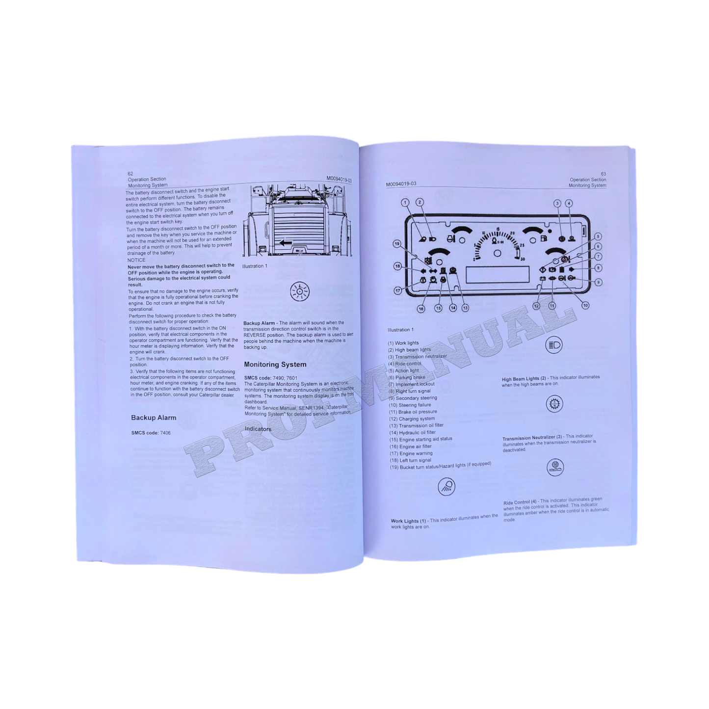 Caterpillar 966 GC Medium Wheel Loader Operators Maintenance Manual