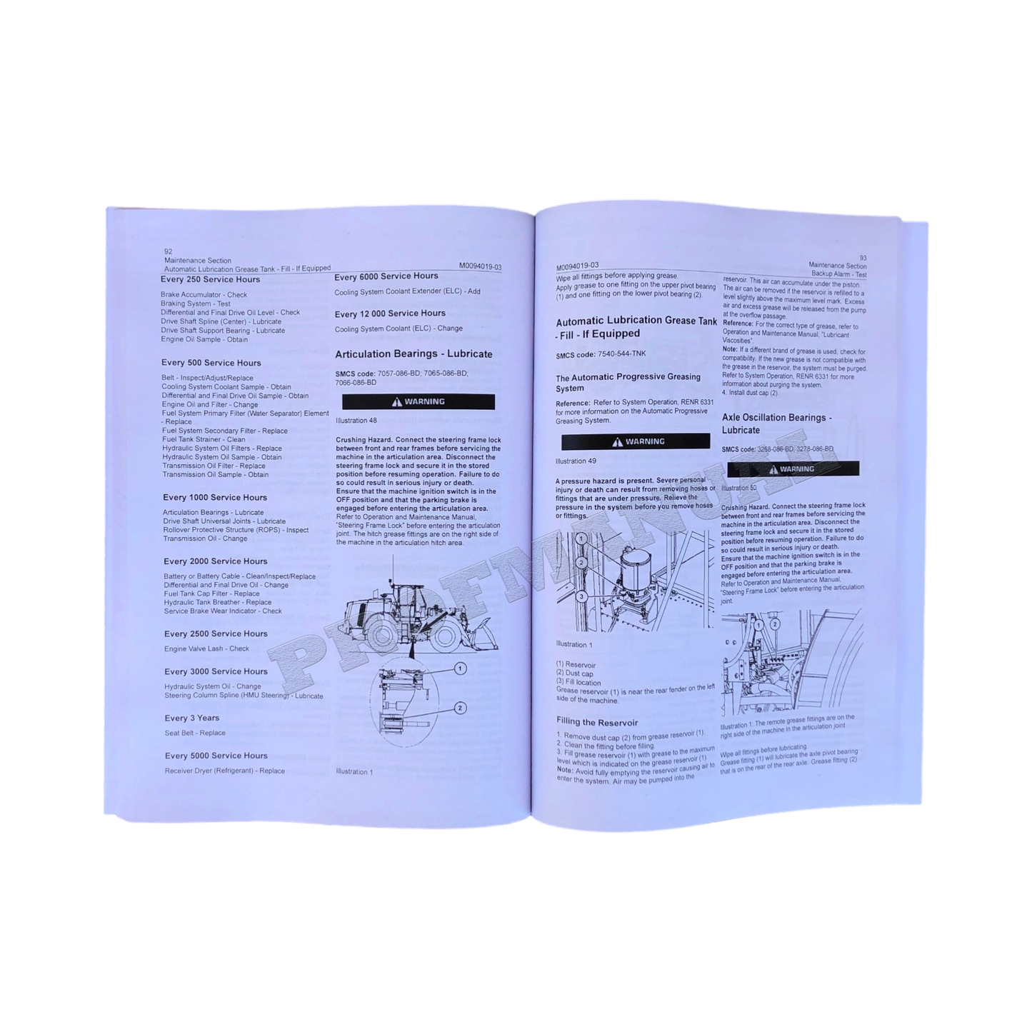 Caterpillar 966 GC Medium Wheel Loader Operators Maintenance Manual