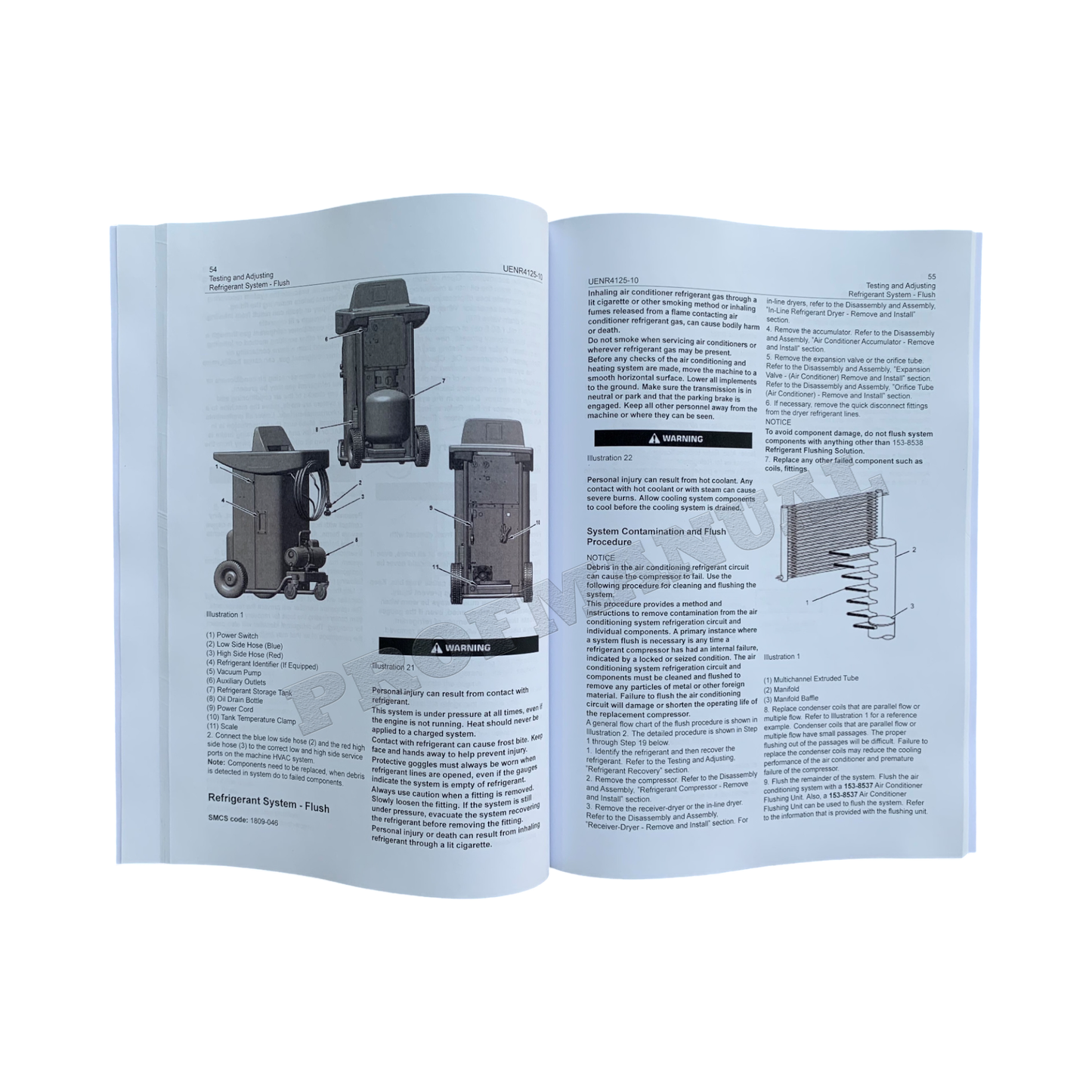 Caterpillar Air Condition Heating R134a FULL Service Manual