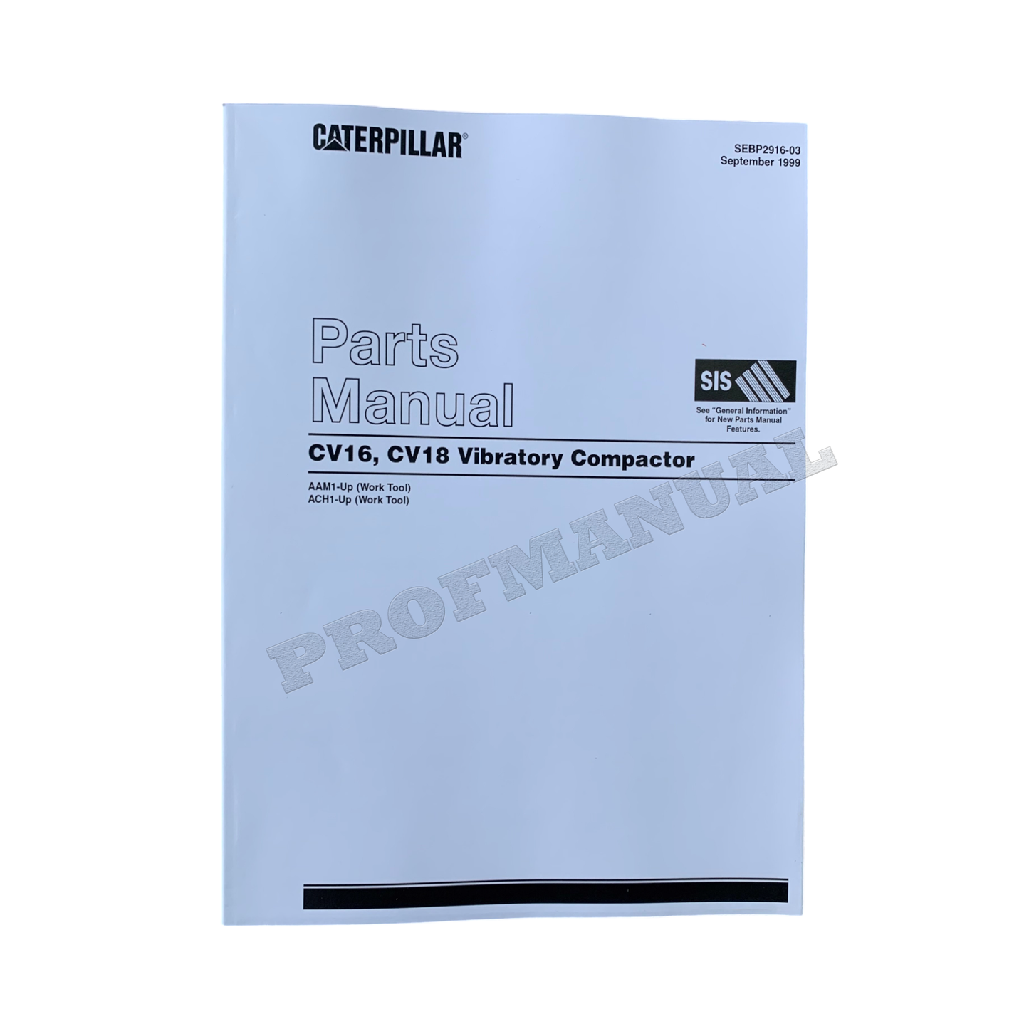 Caterpillar Cat CV16 CV18 Vibrationsverdichter Teilekatalog Handbuch