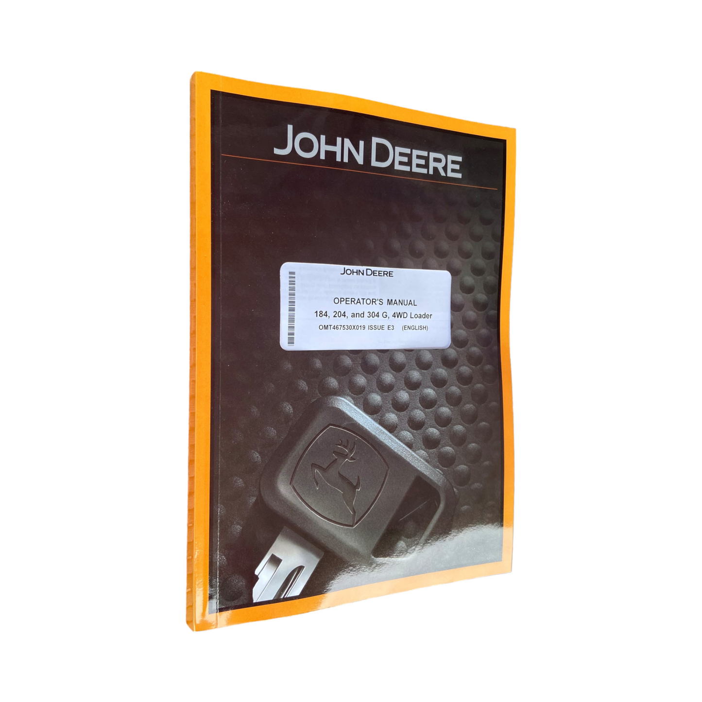 JOHN DEERE 184G 204G 304G LOADER OPERATORS MANUAL