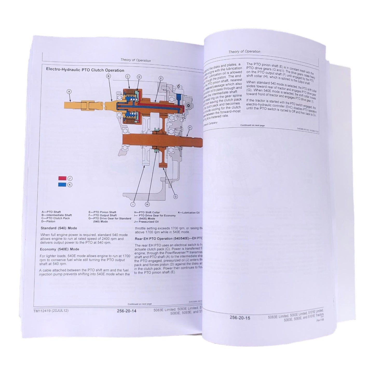 JOHN DEERE 5083E 5083EN 5093E TRAKTOR-BETRIEBSTESTHANDBUCH + !BONUS!