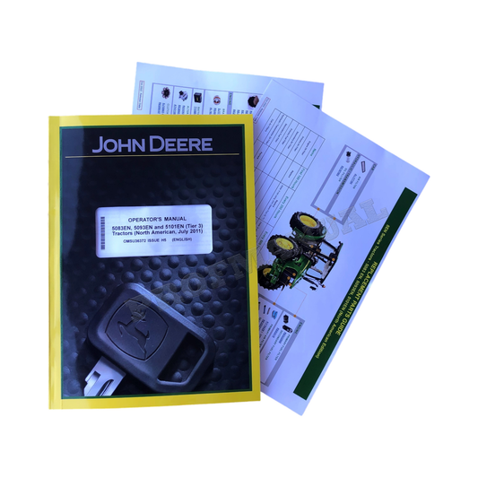 JOHN DEERE 5083EN 5093EN 5101EN TRACTOR OPERATORS MANUAL ser461000- BONUS