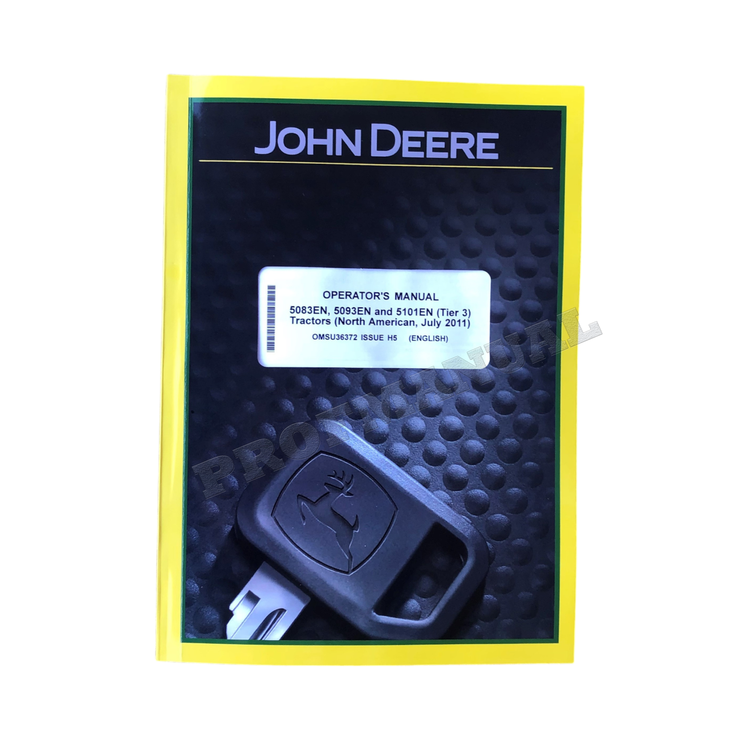 MANUEL D'UTILISATION DU TRACTEUR JOHN DEERE 5083EN 5093EN 5101EN ser461000- BONUS