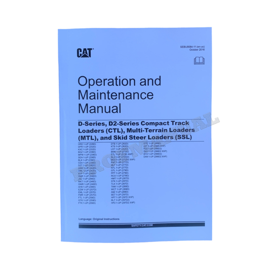 CATERPILLAR 226D 232D 236D 239D 272D 277D 279D 289D 297D 297D2 299D 299D2 HANDBUCH