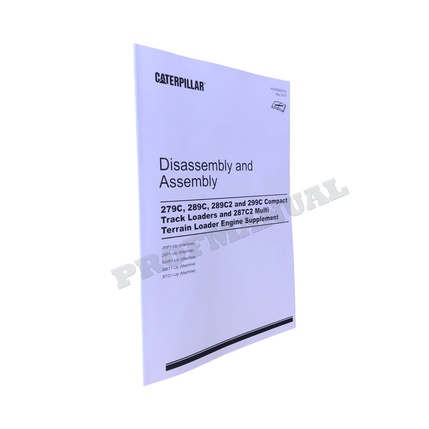 Caterpillar 279C 289C 289C2 Loader Engine Suppl Service Manual Disassem Assem