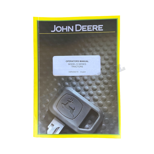 JOHN DEERE D TRACTOR OPERATORS MANUAL