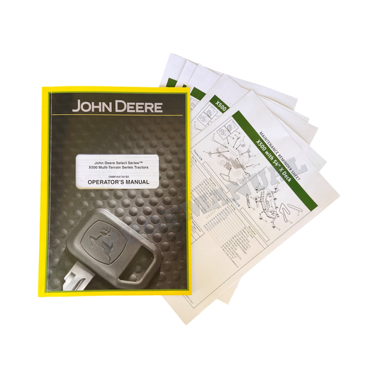 JOHN DEERE X500 X530 X534 TRACTOR OPERATORS MANUAL070001-080000+ !BONUS!