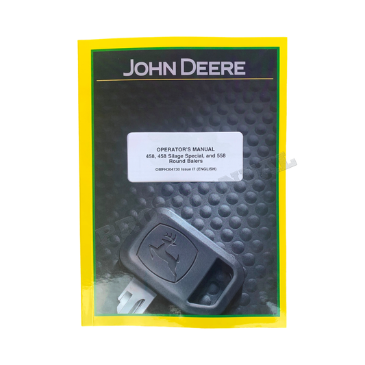 JOHN DEERE 558 458 BALER OPERATORS MANUAL #2