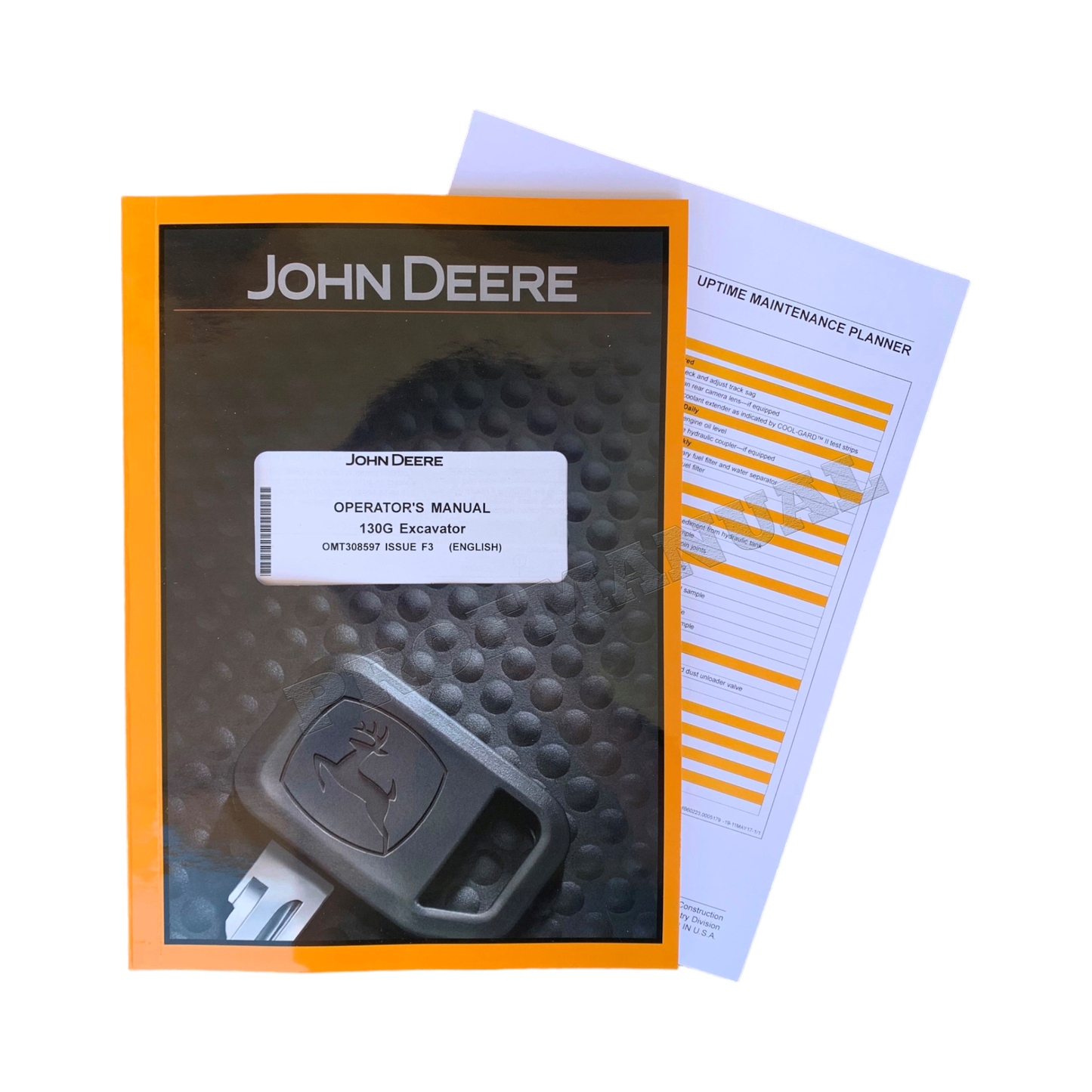 JONH DEERE 130G EXCAVATOR OPERATORS MANUAL + !BONUS! OMT308597