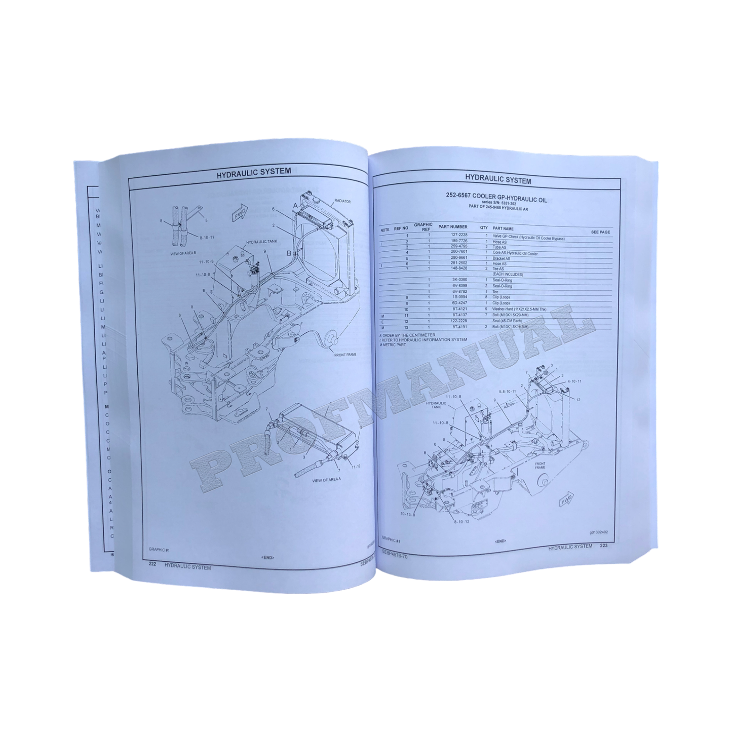 Caterpillar Cat 535C Radschlepper Ersatzteilkatalog Handbuch