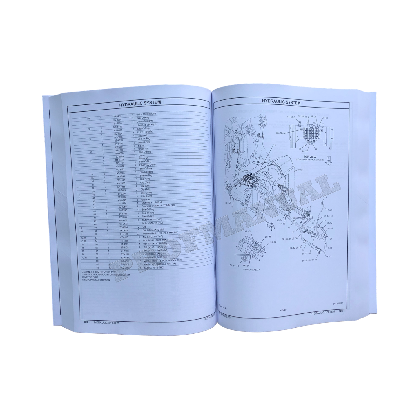 Caterpillar Cat 535C Radschlepper Ersatzteilkatalog Handbuch