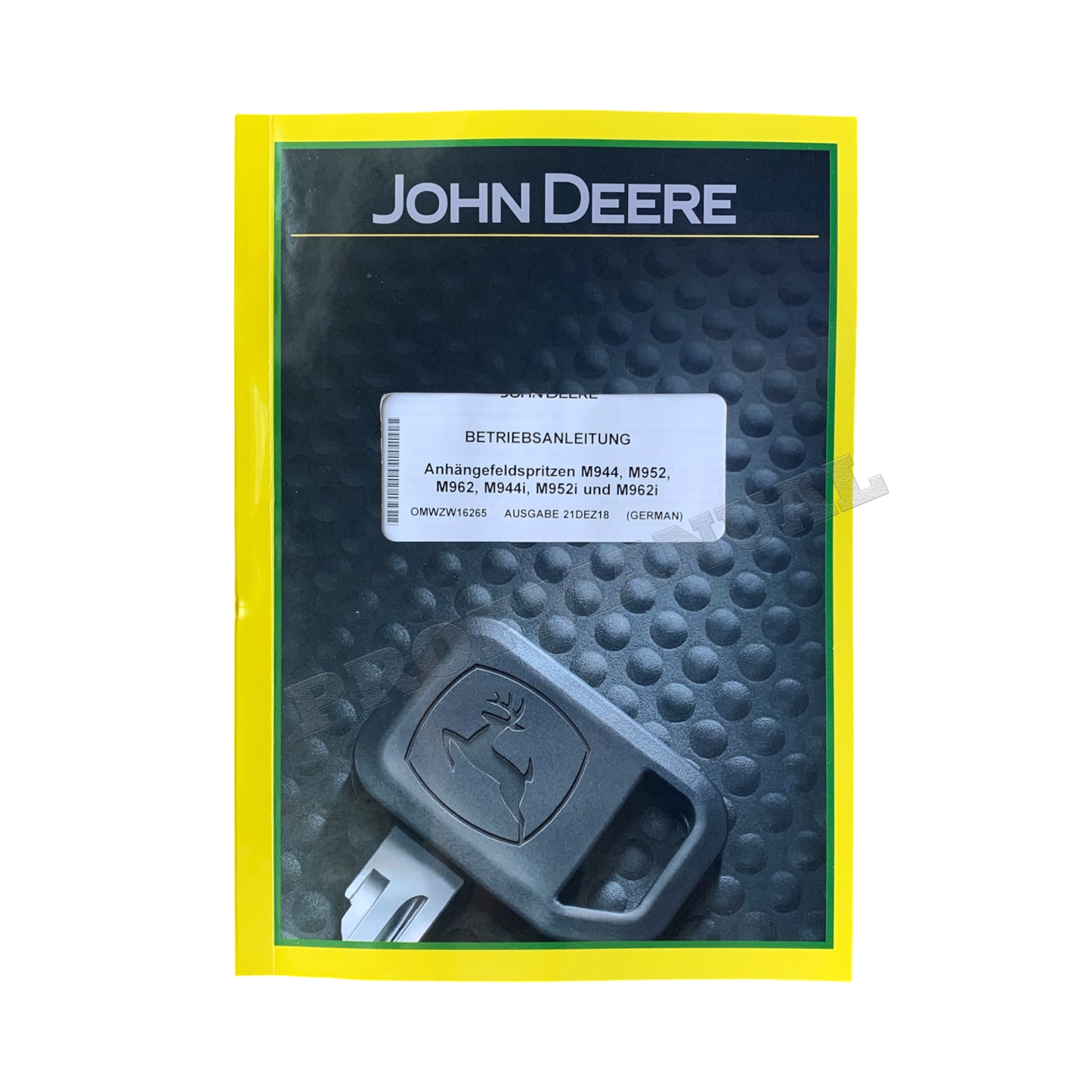 John Deere Anhängefeldspritze M944i M952i M962i MFC betriebsanleitung