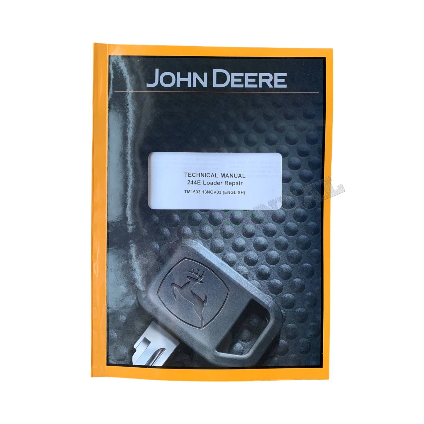 JOHN DEERE 244E LOADER REPAIR SERVICE TECHNICAL MANUAL TM1503