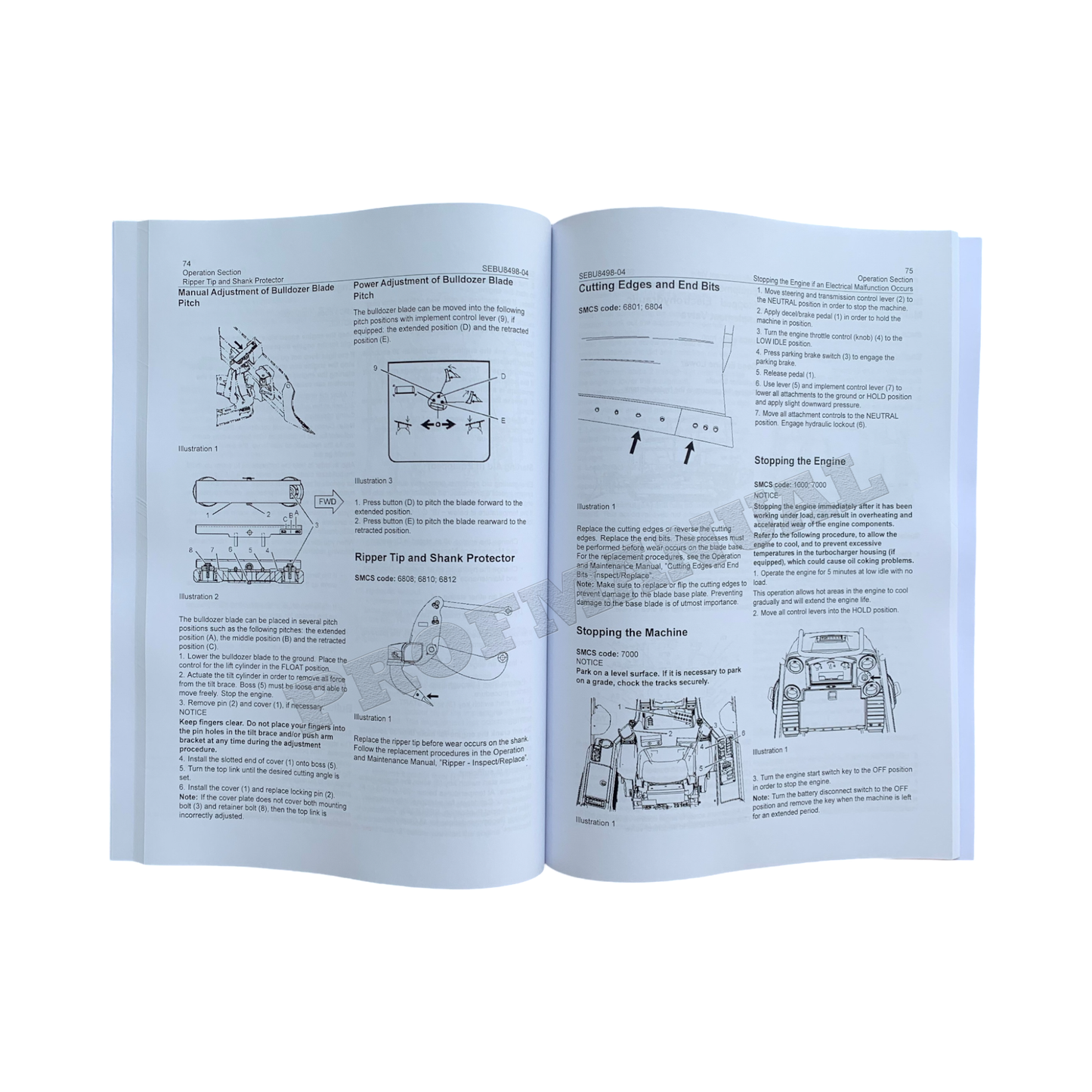 Caterpillar D3K2 D4K2 D5K2 Kettentraktor - Wartungshandbuch SEBU8498