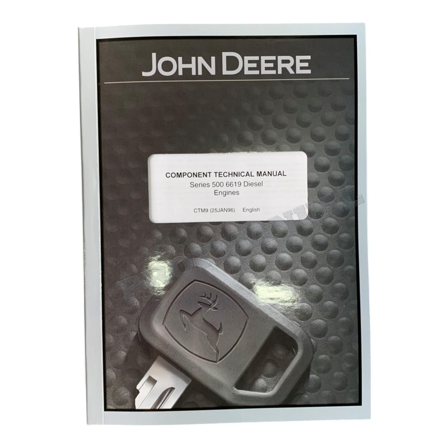 John Deere 5730 8450 8650 8440 Series 500 6619 Engine REPAIR SERVICE MANUAL CTM9