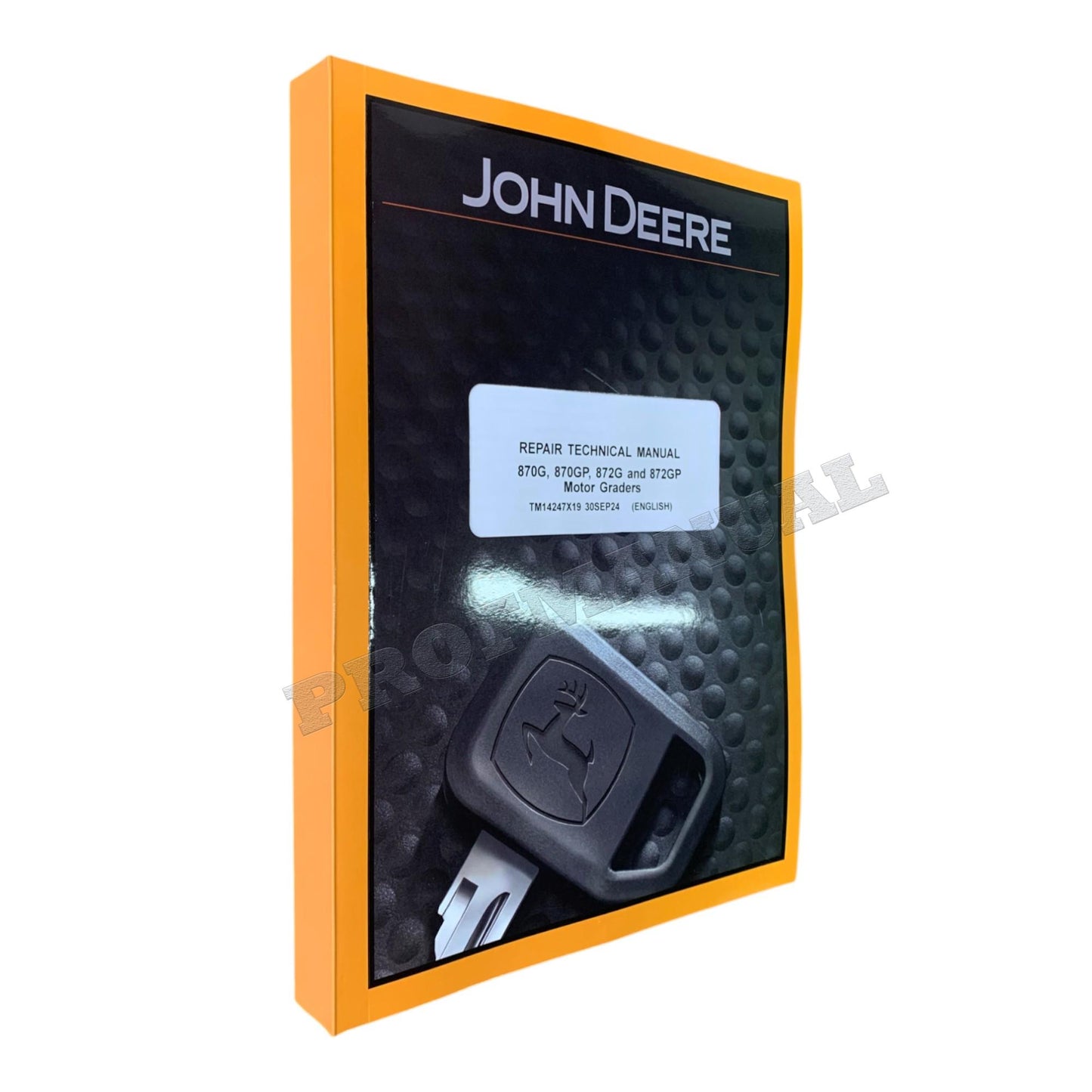 JOHN DEERE 870G 870GP 872G 872GP GRADER REPAIR SERVICE MANUAL TM14247X19