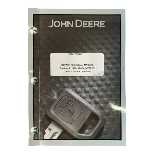 JOHN DEERE 6110M 6120M 6125M 6130M 6135M 6140M TRACTOR REPAIR SERVICE MANUAL