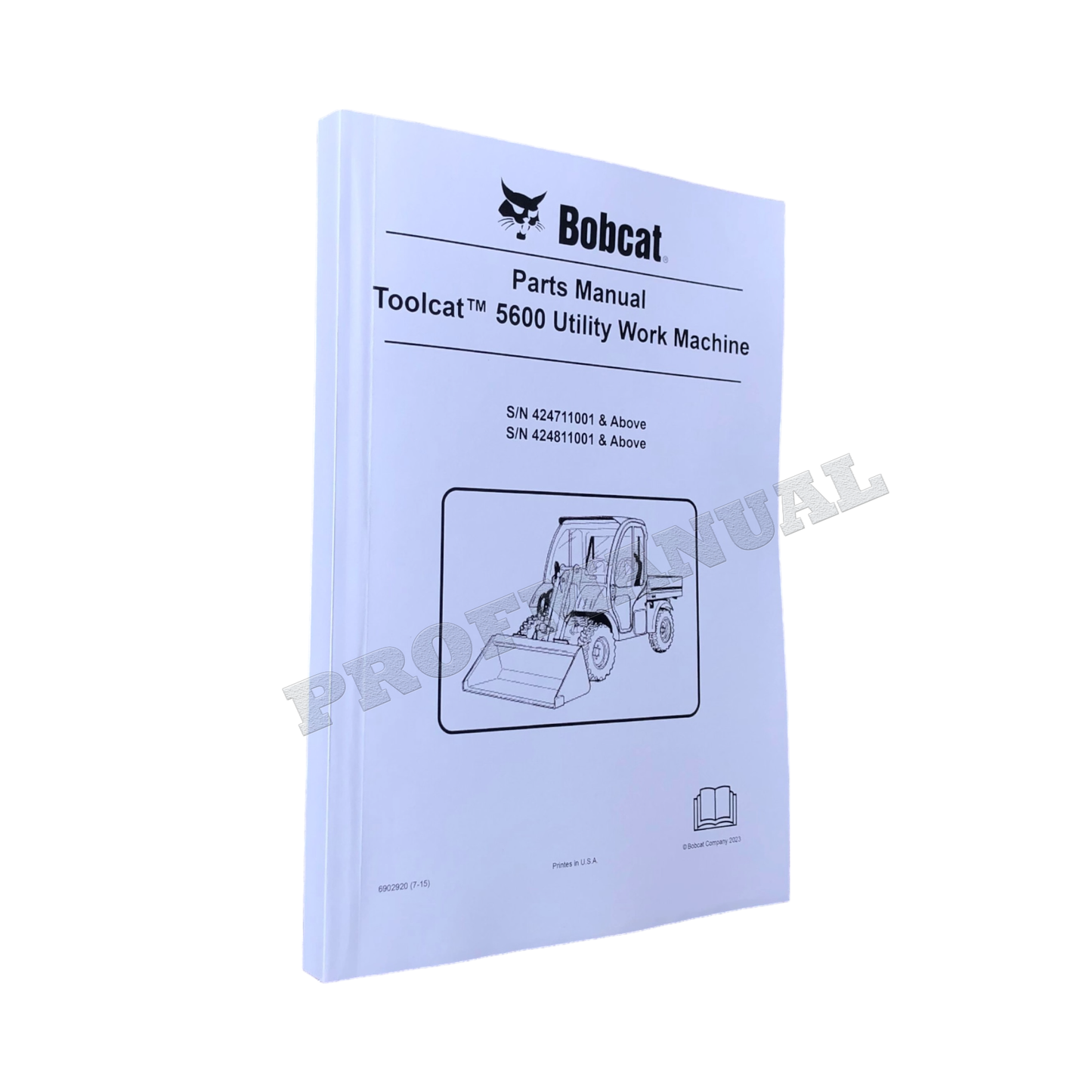 Bobcat 5600 Toolcat Arbeitsmaschine Teilekatalog Handbuch 424711001- 424811001-