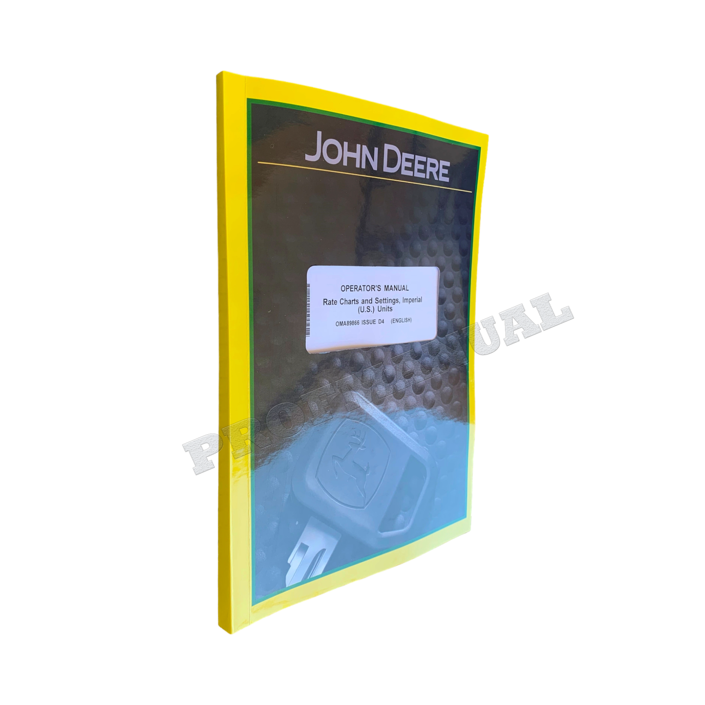 JOHN DEERE RATE CHARTS SETTINGS STANDARD UNITS PLANTER OPERATORS MANUAL 735101-