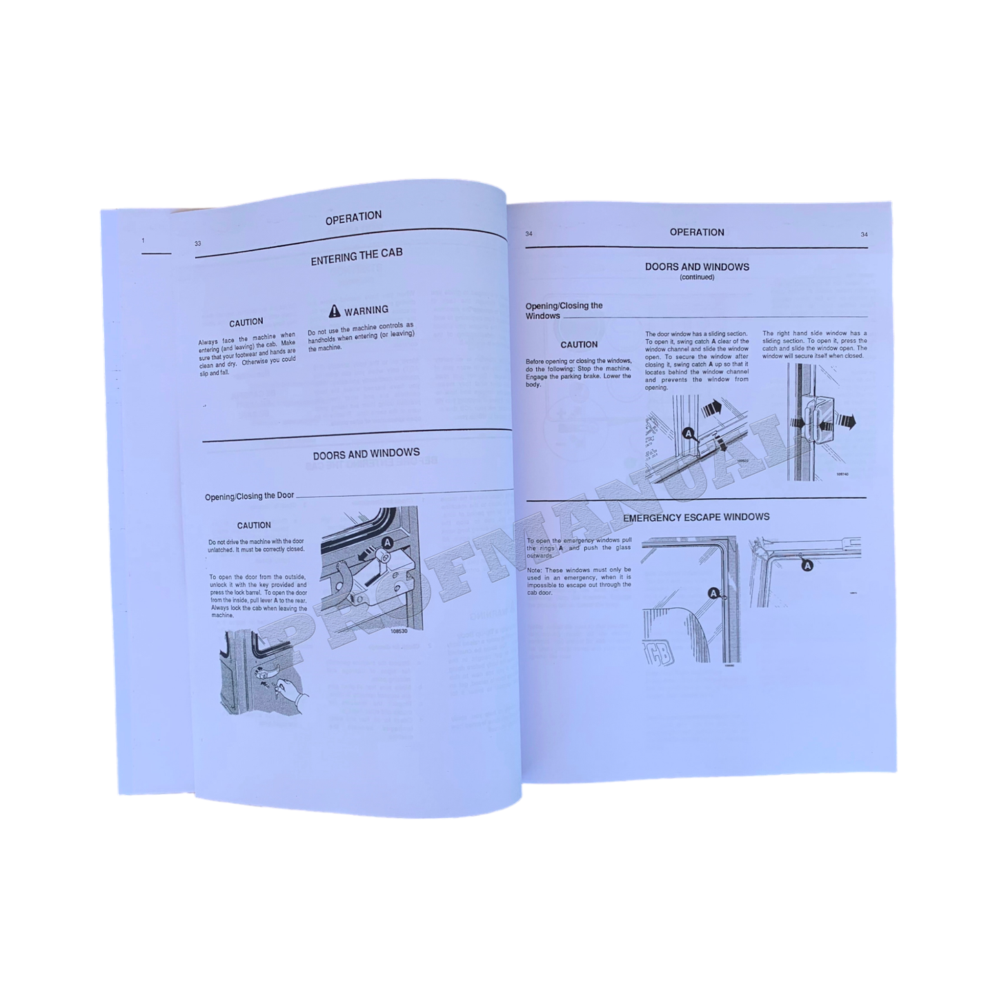 JCB 712 ADT Articulated Dump Truck Operators Manual