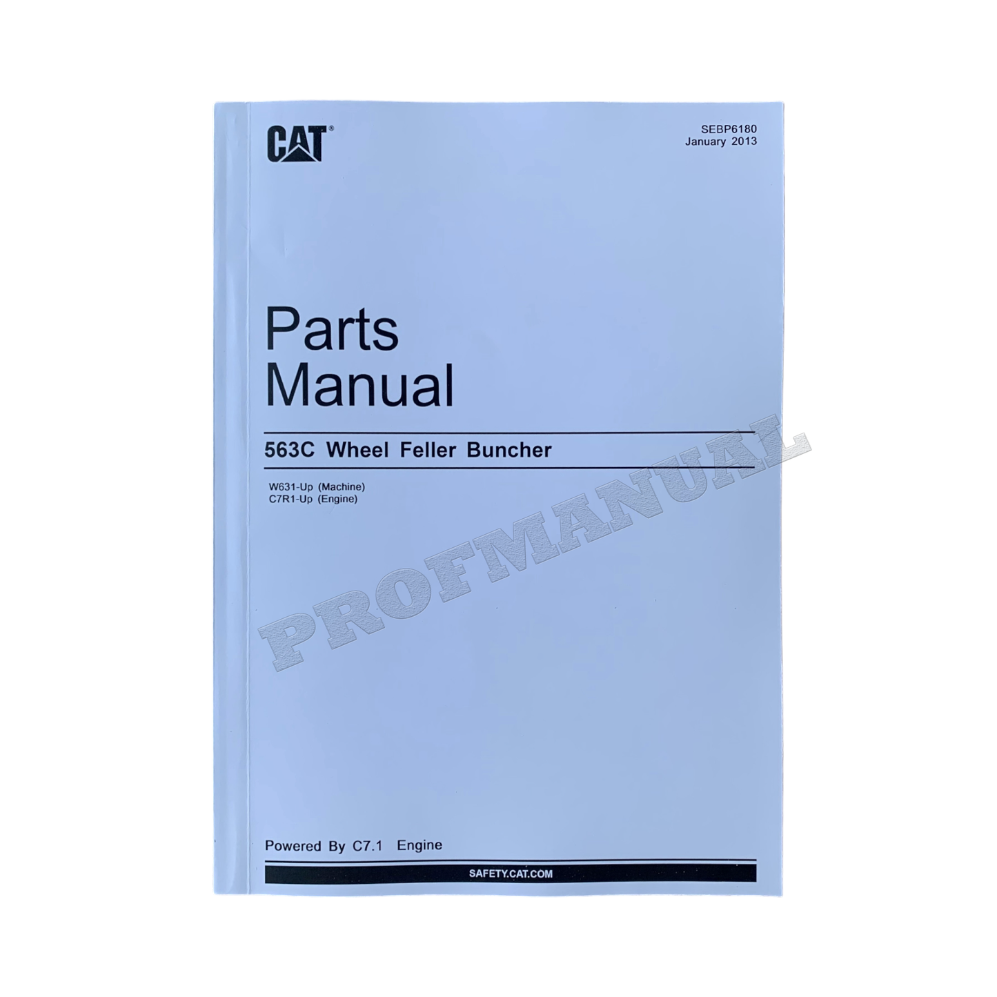 Caterpillar 563C Wheel Feller Buncher Ersatzteilkatalog Handbuch Serie W631-Up C7R1-Up