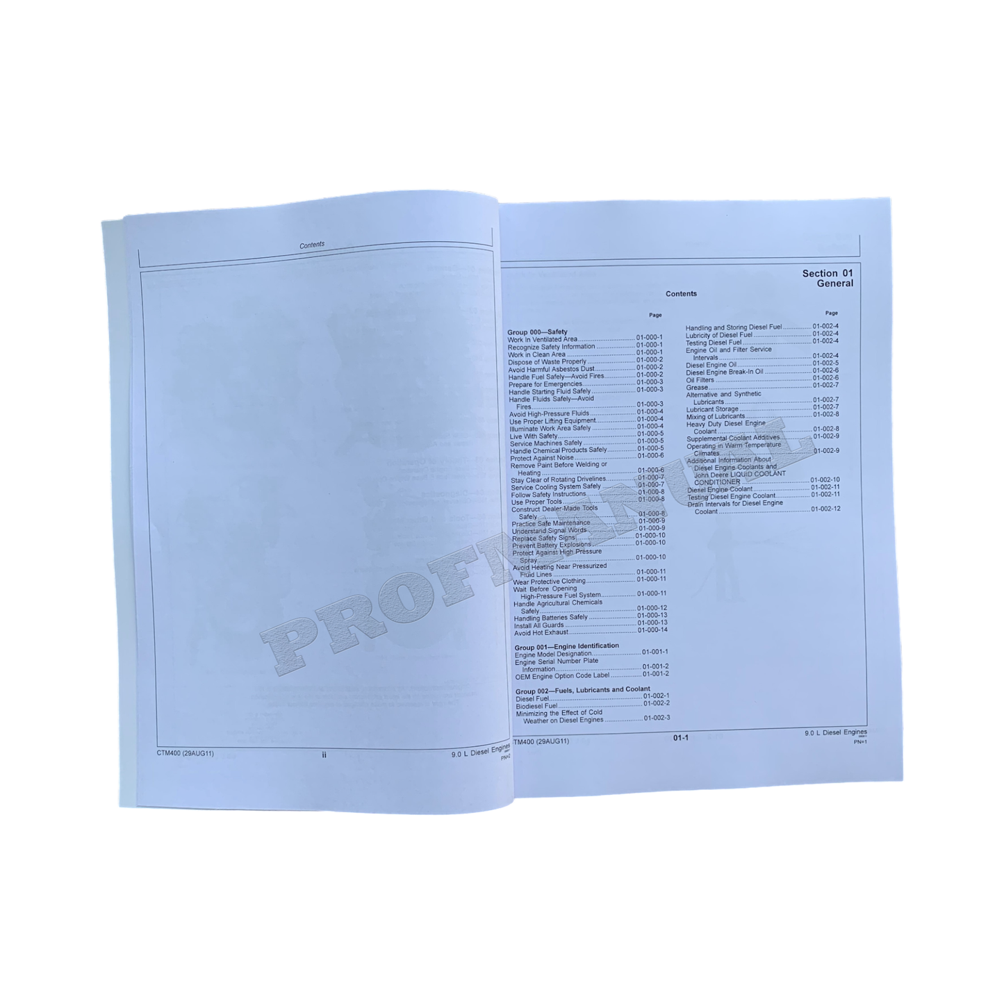 John Deere 6090 6068 9.0 L OEM Engine Repair Service manual