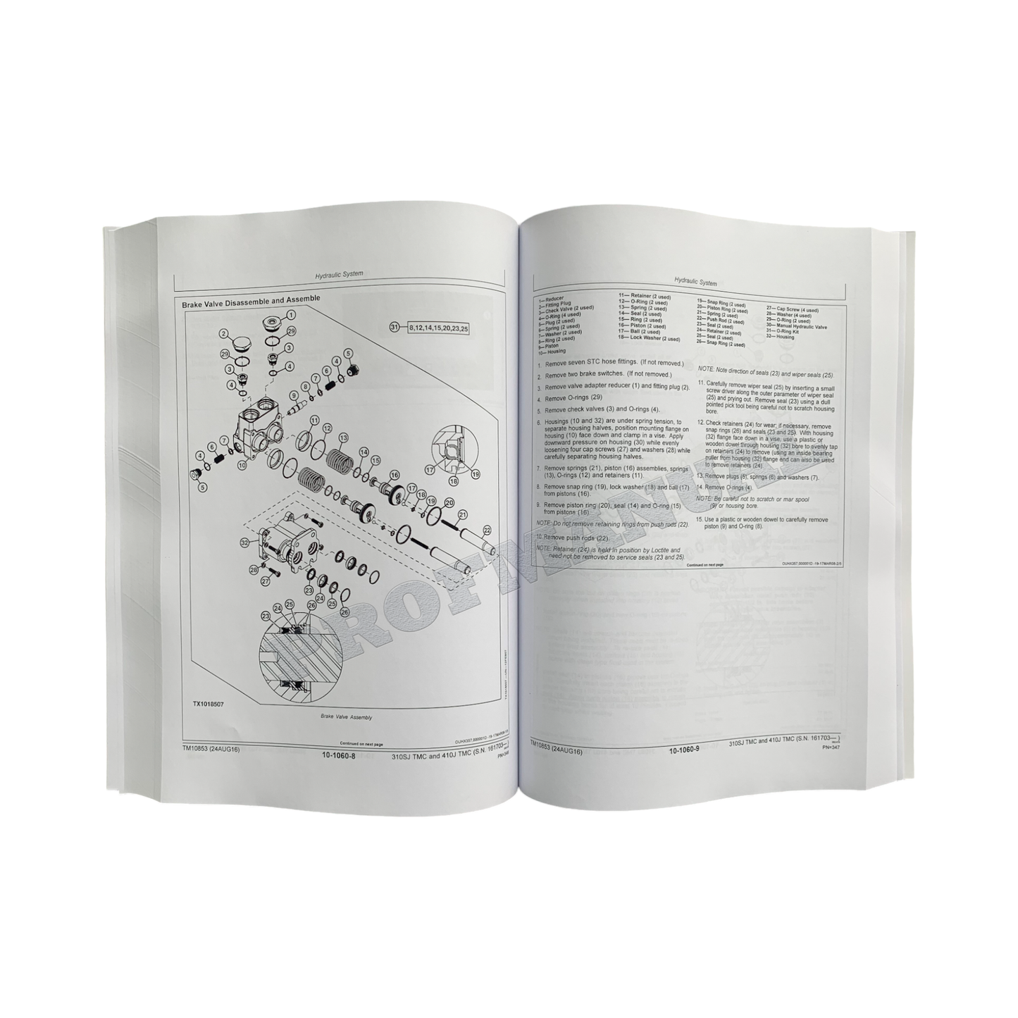 JONH DEERE 310SJ TMC 410J TMC BACKHOE LOADER REPAIR SERVICE MANUAL  + !BONUS!